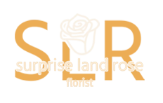 Surprise land rose logo لوگو فروشگاه گل و گیاه سورپرایز لند رز