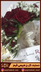 rose flower bracelet دستبند گل رز طبیعی 3