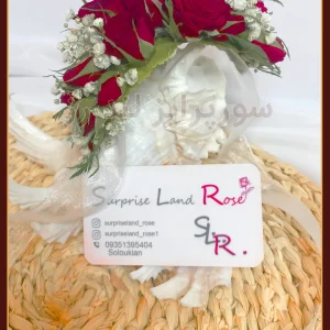 rose flower bracelet دستبند گل رز طبیعی