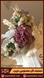 Artificial flower bracelet in Darin دستبند گل مصنوعی درین 3