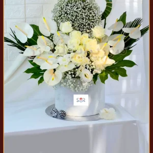 باکس گل آنتوریوم Anthurium flower box