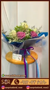 باکس گل ارغوان purple flower box