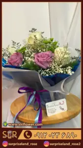 باکس گل ارغوان purple flower box