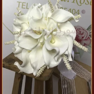 دسته 2 گل طبیعی شیپوری natural trumpet bouquet