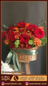 سبد گل نیلا nila flower basket 2