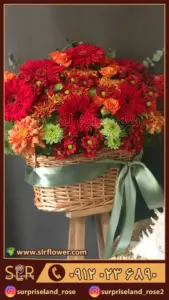 سبد گل نیلا nila flower basket 3
