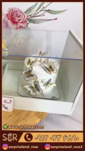 cake and Daffodil flower box کیک و باکس گل نرگس5