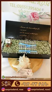 باکس پول و گل پنبه cotton-flower-box-and-money