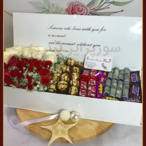 باکس-گل-شکلات-chocolate-flower-box