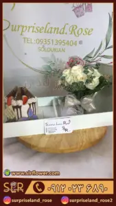 کیک و باکس گل اکالیپتوس eucalyptus-flower-box-and-cake