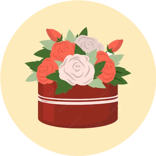 FlowerBox Icon آیکن باکس گل معمولی