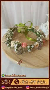 wedding bridal Rose flower crown 2- تل گل رز عروس2