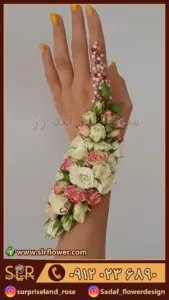 wedding bridal flower tattoo 2 تاتوی گل عروس33ش