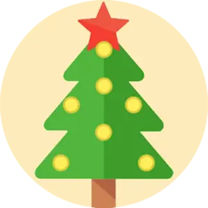 Christmas day icon