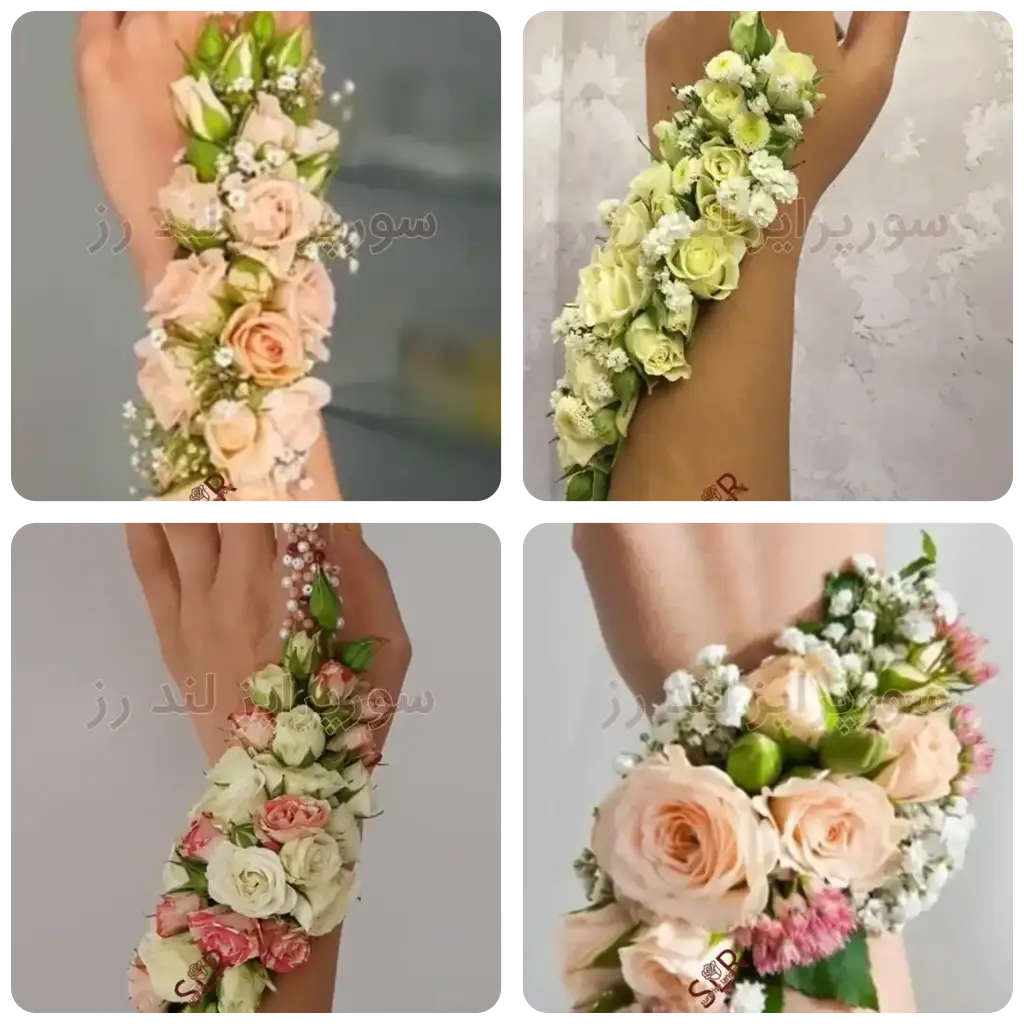 Flower tattoo for brides تاتوی گل عروس خدمات
