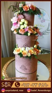 باکس گل طبقاتی رز هلندی - گل فروشی سورپرایز لند رز